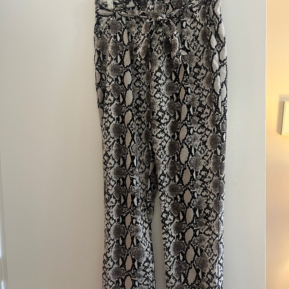 Snake skin pants